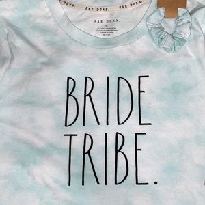 RAE DUNN BRIDE TRIBE tie dye XL W/scrunchie